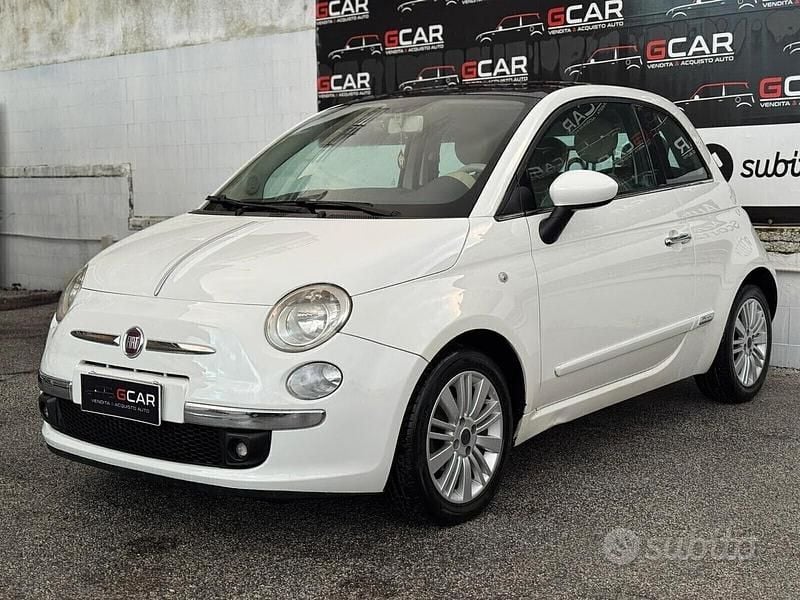 Usata Fiat 500 Lounge 75 CV (55 kW) 2007 Bianco Berlina