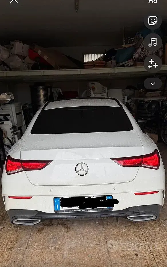 Usata Mercedes CLA200 AMG 150 CV (110 kW) 2020 Bianco Coupé