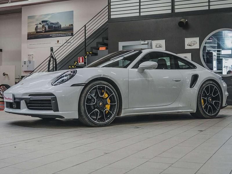Usata Porsche 911 Turbo S 650 CV (478 kW) 2021 Bianco carrara metallizzato Coupé