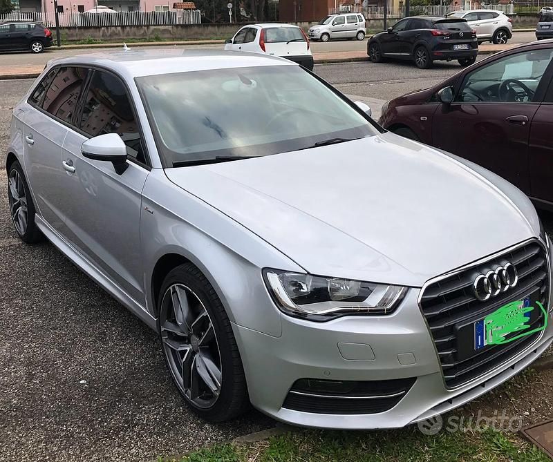 Usata Audi A3 S-Line 2013 Grigio Berlina