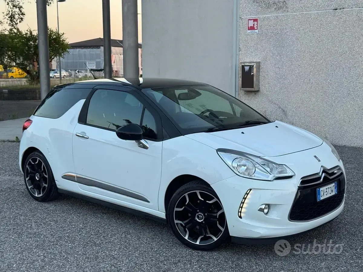 Usata Citroën DS3 82 CV (60 kW) 2014 Bianco Coupé