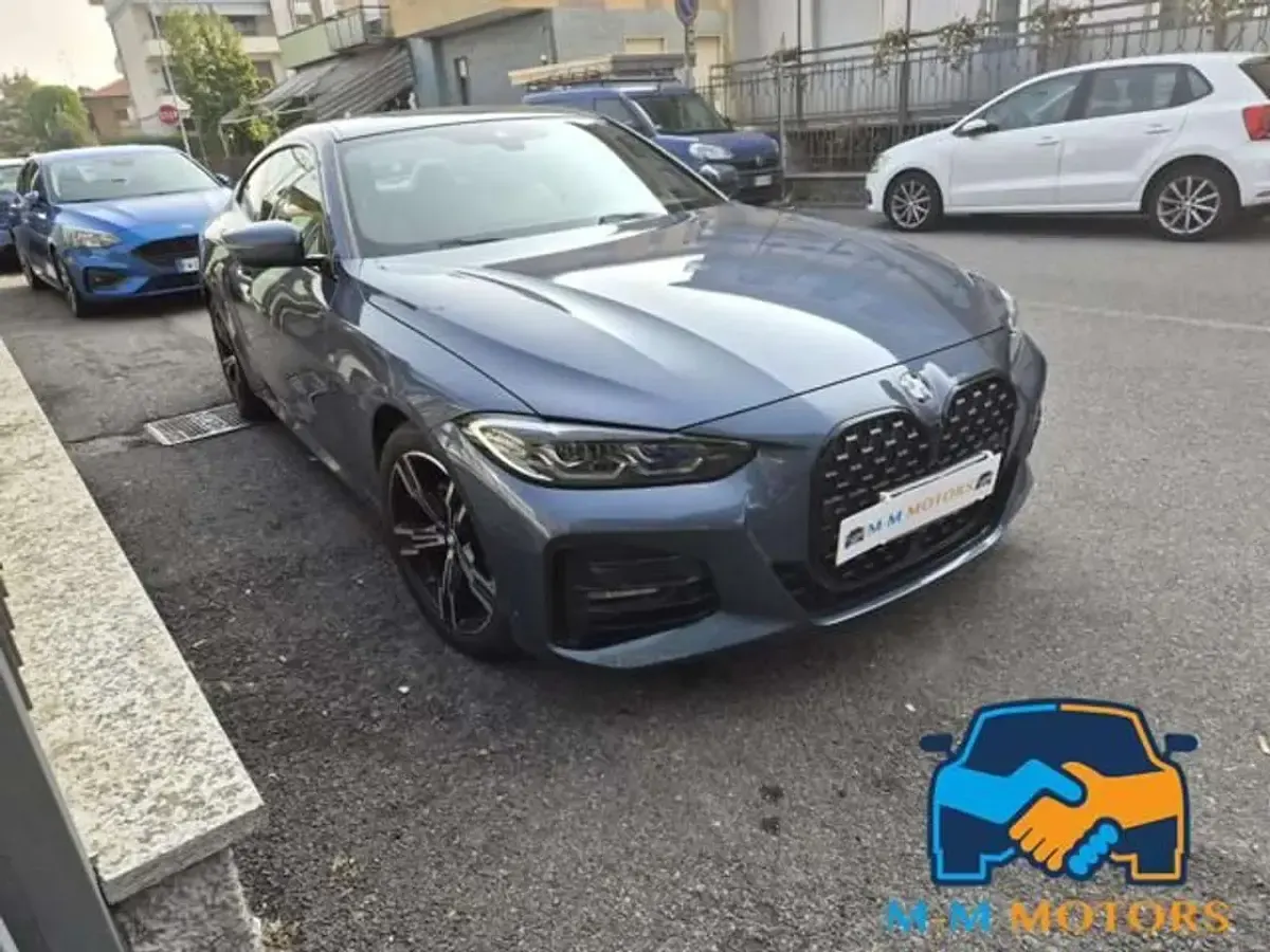 Usata BMW 420 Coupé M Sport 184 CV (135 kW) 2023 Blu Coupé