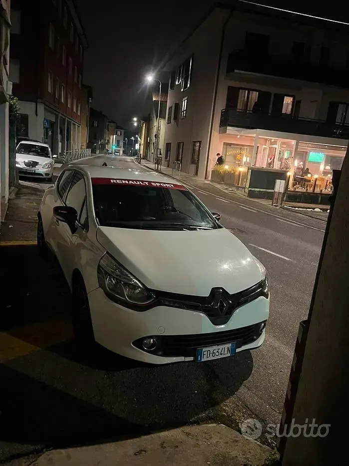 Usata Renault Clio IV 75 CV (55 kW) 2016 Bianco Berlina
