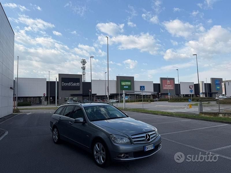 Usata Mercedes C200 Avantgarde 135 CV (99 kW) 2009 Grigio Station wagon