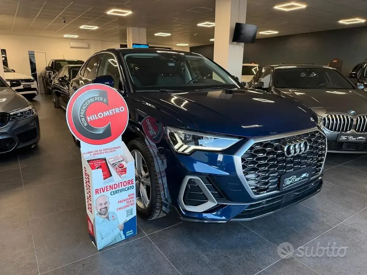 Usata Audi Q3 Sportback S-Line 150 CV (110 kW) 2022 Blu/azzurro SUV