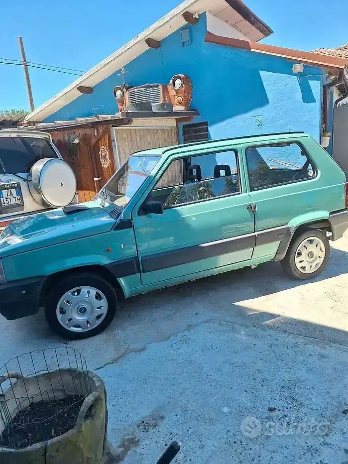 Usata Fiat Panda Young 54 CV (39 kW) 2003 Verde Utilitaria
