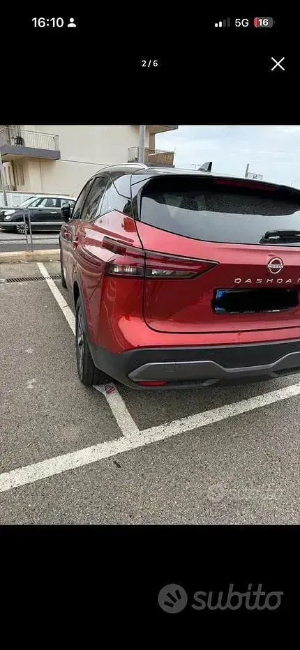 Usata Nissan Qashqai 110 CV (80 kW) 2024 Rosso SUV