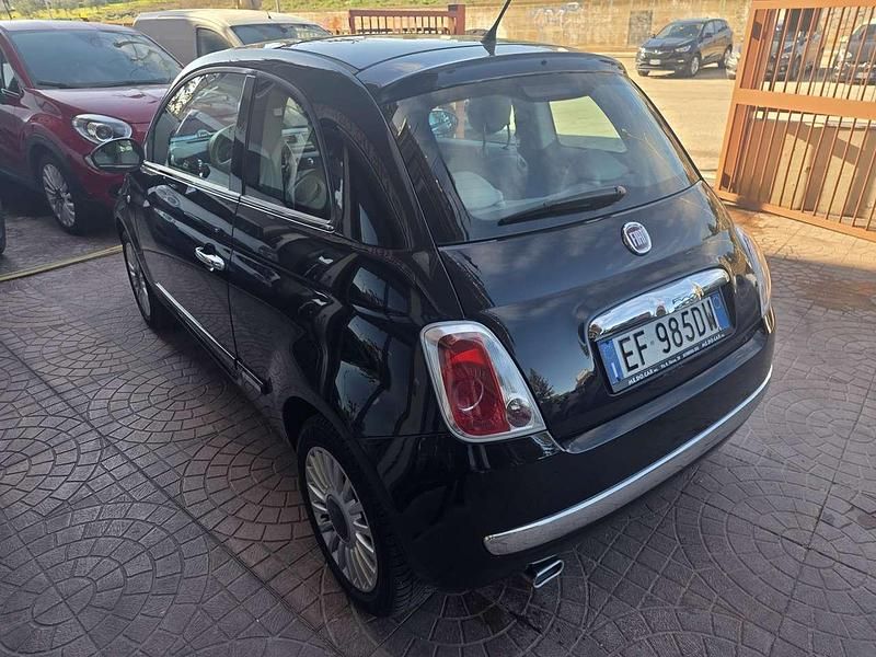 Usata Fiat 500 Lounge 69 CV (50 kW) 2012 Nero Utilitaria