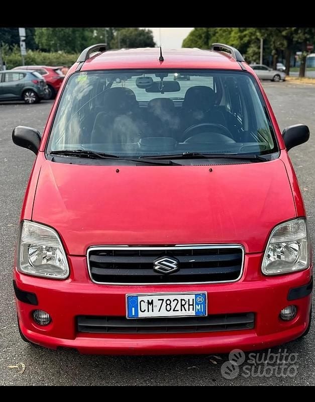 Usata Suzuki Wagon R+ GL 93 CV (68 kW) 2004 Rosso Monovolume