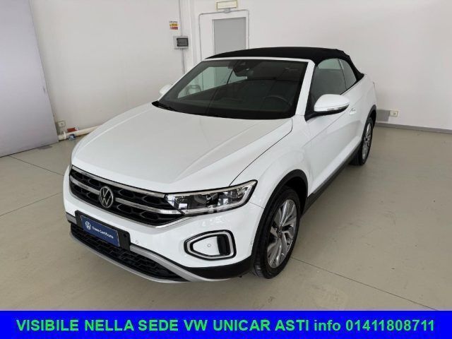 Bianco Usata 2023 VW T-Roc Cabriolet Style Cabrio | 25.900 € (Buon prezzo) - Immagine 1/4