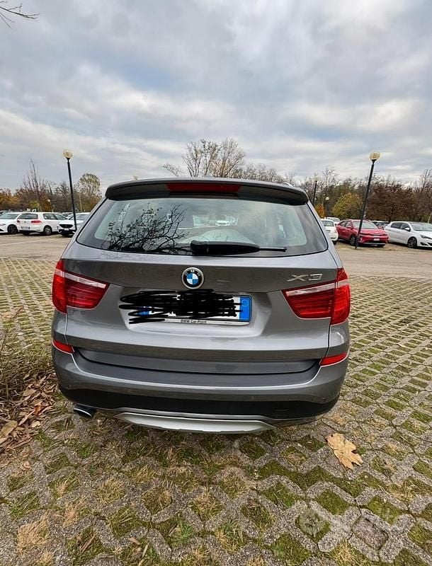 Usata BMW X3 xLine 190 CV (139 kW) 2017 Grigio SUV