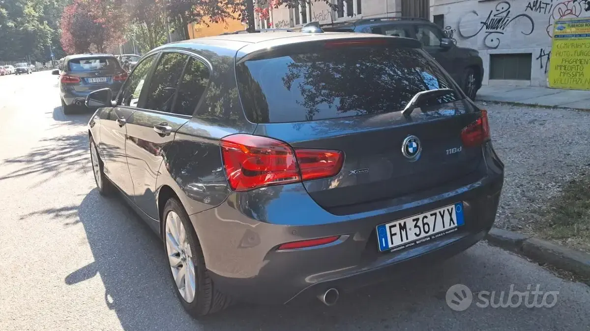 Usata BMW 118 Sport Line 150 CV (110 kW) 2017 Grigio Berlina