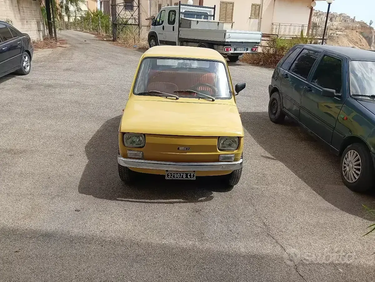 Usata Fiat 126 1970 Giallo Utilitaria