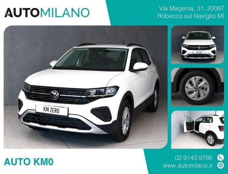 Bianco Nuova 2025 VW T-Cross Life SUV | 22.790 € (Super prezzo) - Immagine 1/4