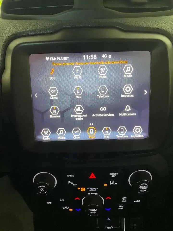 Usata Jeep Renegade Longitude 131 CV (96 kW) 2021 Nero SUV