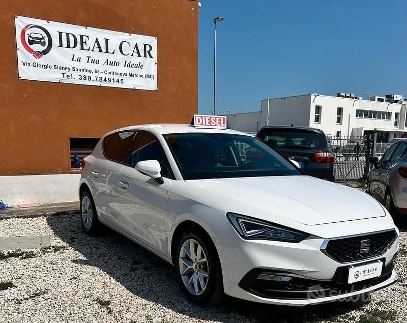 Usata Seat Leon FR 116 CV (85 kW) 2021 Bianco Berlina