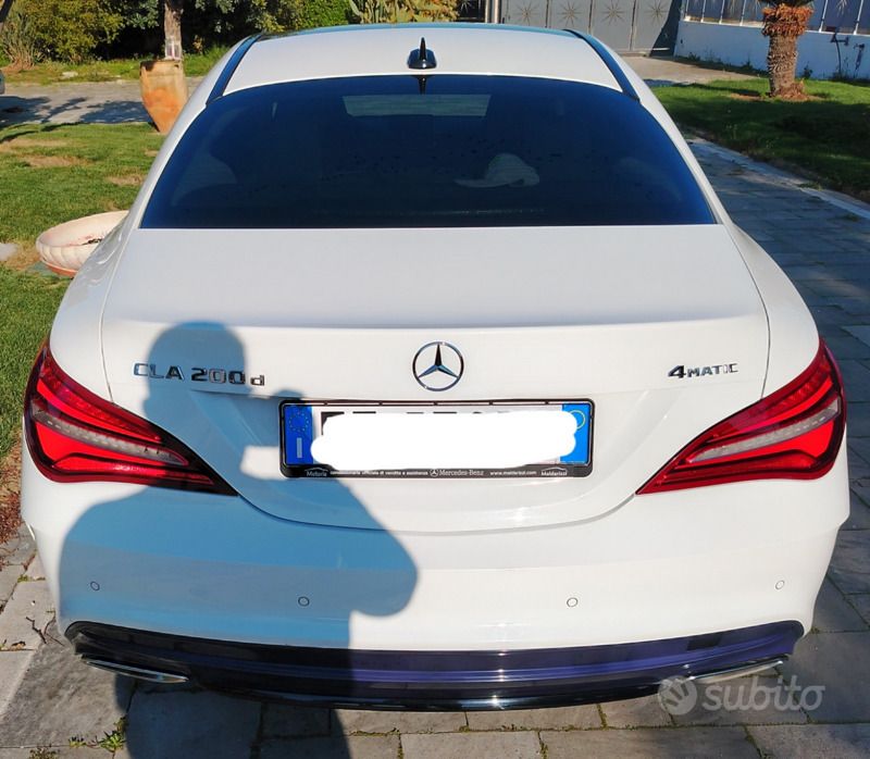 Usata Mercedes CLA200 136 CV (100 kW) 2019 Bianco Coupé
