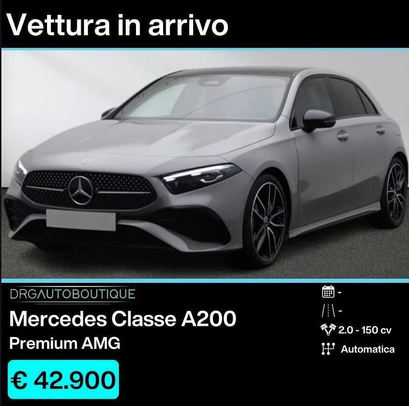 Usata Mercedes A200 AMG Line Premium 150 CV (110 kW) 2025 Grigio Berlina
