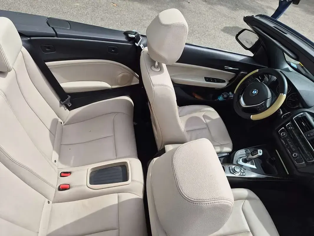 Usata BMW 218 Luxury Line 136 CV (100 kW) 2016 Blu/azzurro Cabrio