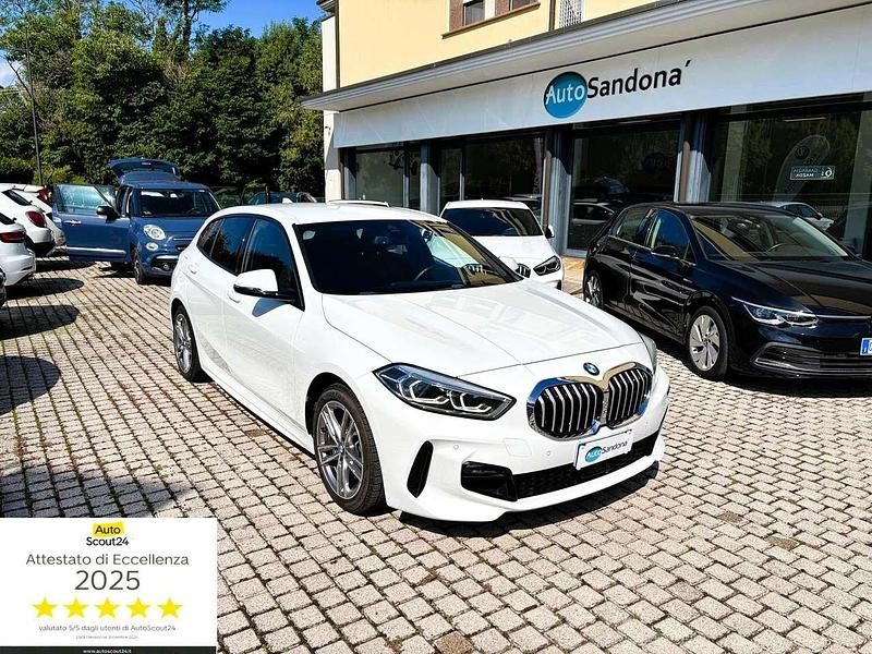 Bianco Usata 2021 BMW 116 M Sport Due volumi | 23.800 € (Buon prezzo) - Immagine 1/4