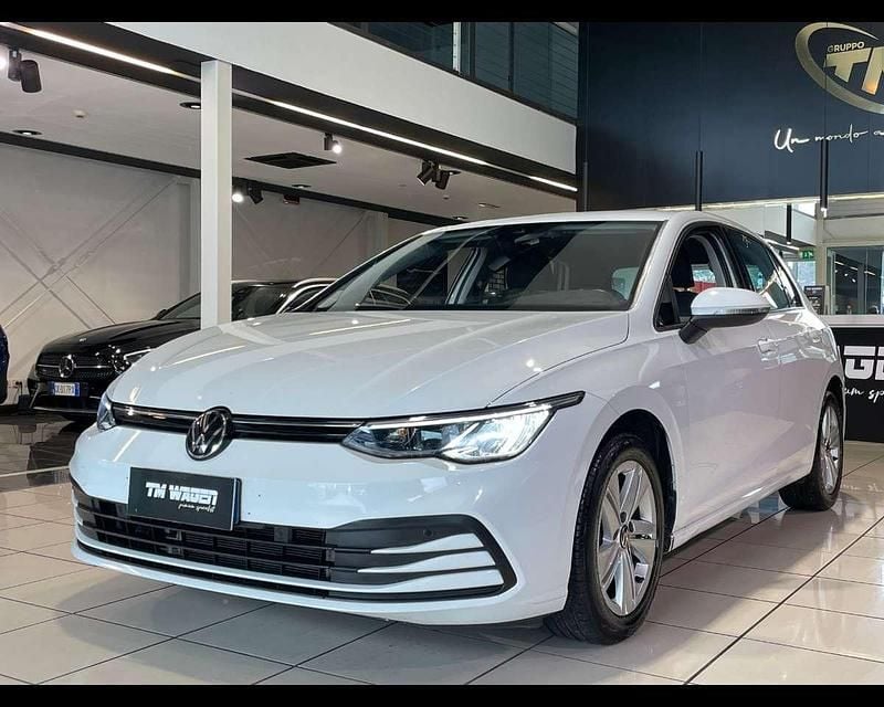 Usata VW Golf Life 150 CV (110 kW) 2022 Bianco Berlina