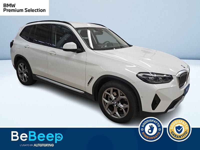 Usata BMW X3 190 CV (139 kW) 2022 Bianco pastello SUV