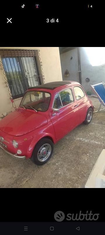 Usata Fiat 500 2016 Rosso