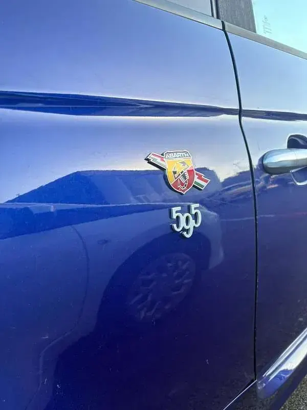 Usata Abarth 595C Turismo 165 CV (121 kW) 2016 Blu/azzurro Cabrio
