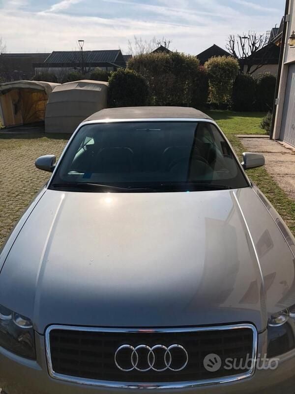 Usata Audi A4 Cabriolet 163 CV (119 kW) 2003 Grigio Cabrio