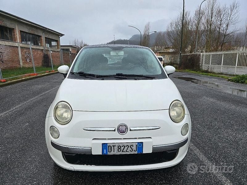 Usata Fiat 500 69 CV (50 kW) 2009 Bianco Cabrio