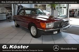 Usata Mercedes SL500 231 CV (169 kW) 1985 Rosso Cabrio