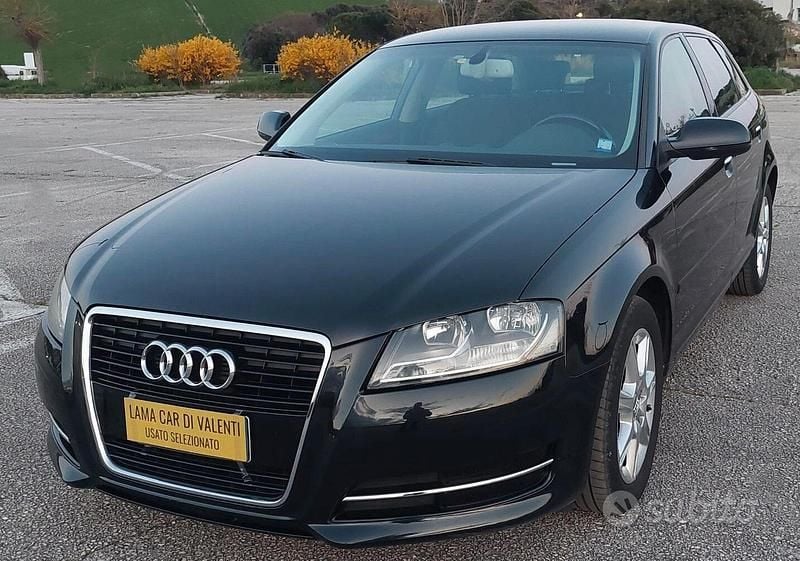 Usata Audi A3 140 CV (102 kW) 2013 Nero Berlina