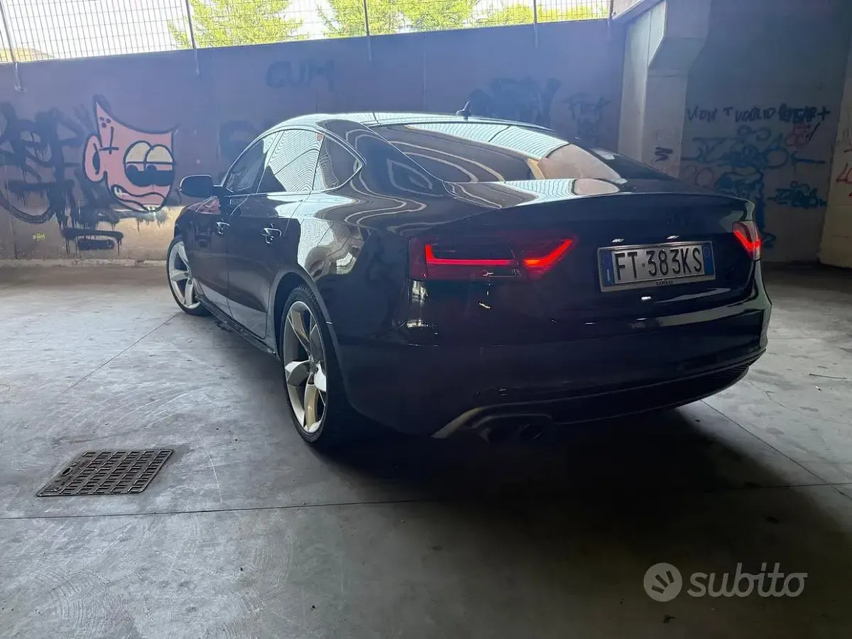 Usata Audi A5 S-Line 190 CV (139 kW) 2014 Nero Coupé