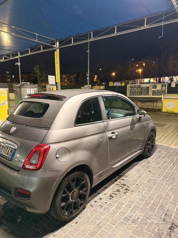 Usata Fiat 500C Lounge 86 CV (63 kW) 2014 Grigio Cabrio