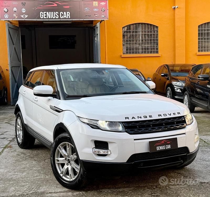 Usata Land Rover Range Rover evoque Dynamic 149 CV (109 kW) 2012 Bianco SUV