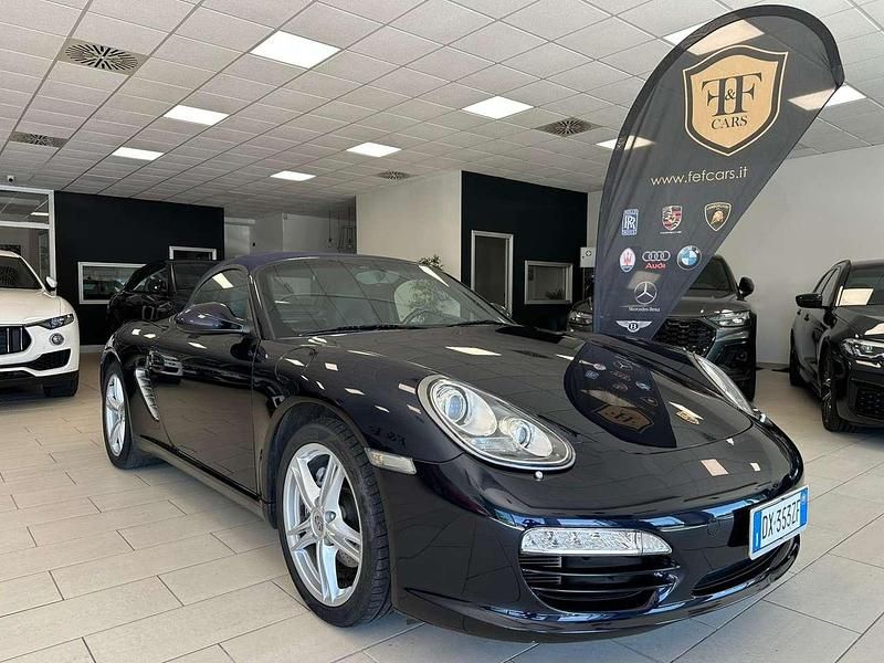 Blu scuro metallizzato Usata 2009 Porsche Boxster Cabrio | 35.900 € (Buon prezzo) - Immagine 1/4