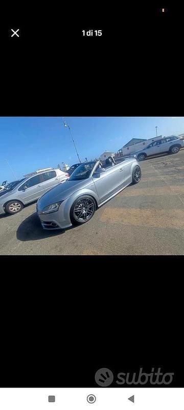 Usata Audi TT Roadster S-Line 200 CV (147 kW) 2009 Grigio Cabrio