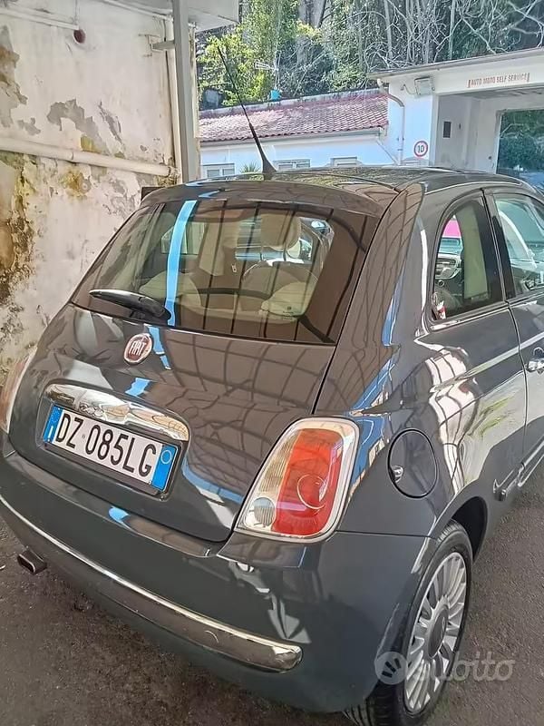 Usata Fiat 500 69 CV (50 kW) 2009 Grigio Cabrio