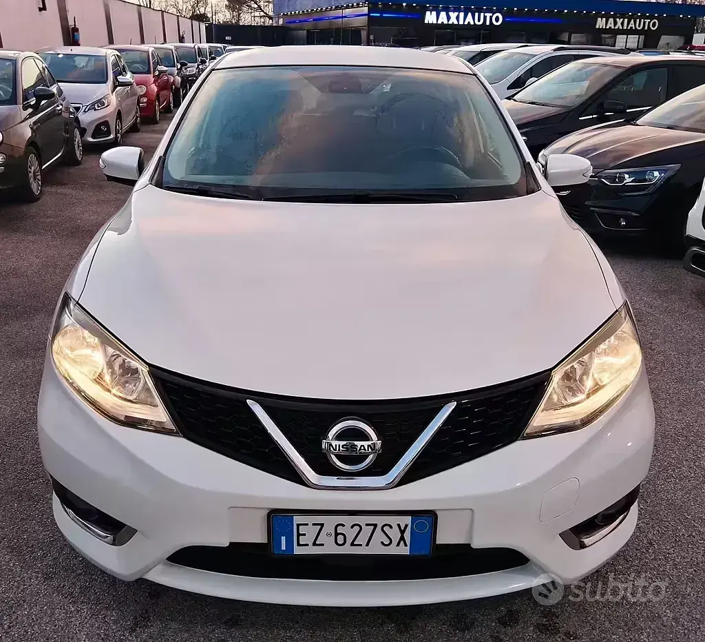 Usata Nissan Pulsar Tekna 110 CV (80 kW) 2015 Bianco Utilitaria