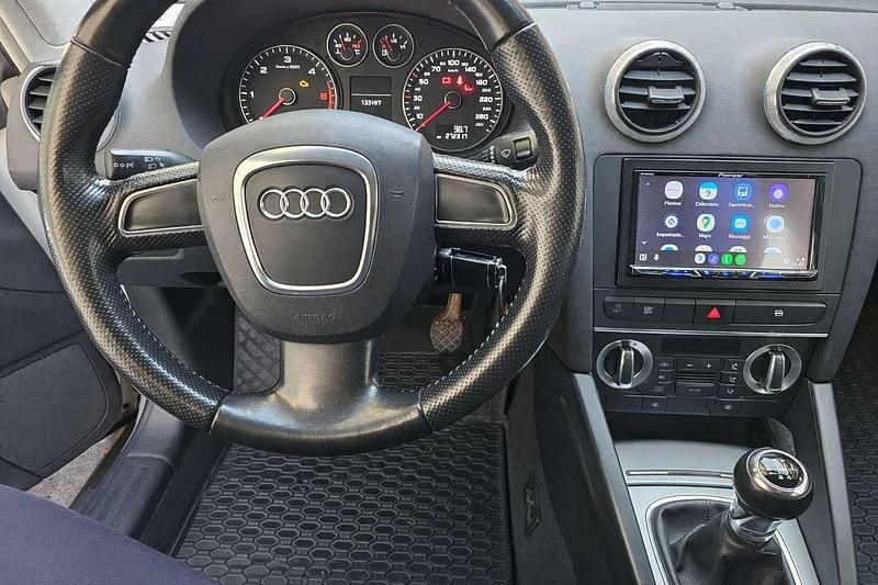 Usata Audi A3 Ambition 105 CV (77 kW) 2009 Bianco Utilitaria