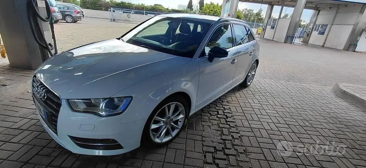 Usata Audi A3 150 CV (110 kW) 2015 Bianco Berlina