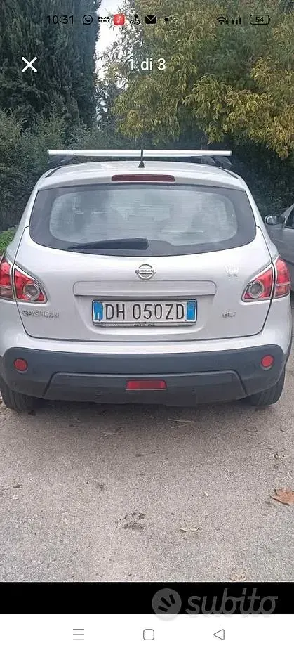 Usata Nissan Qashqai 106 CV (77 kW) 2007 Grigio SUV
