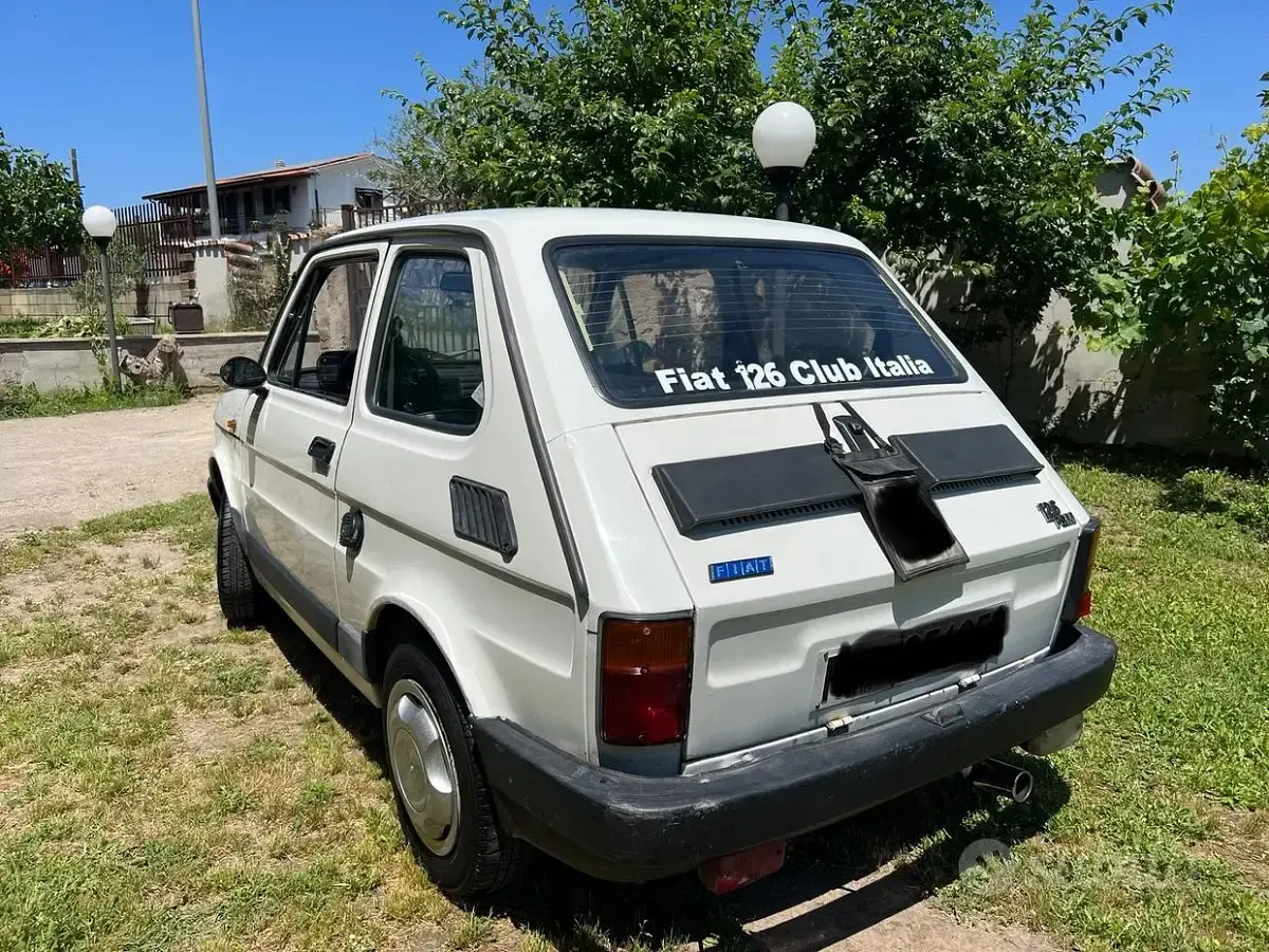 Usata Fiat 126 25 CV (18 kW) 1987 Bianco Utilitaria