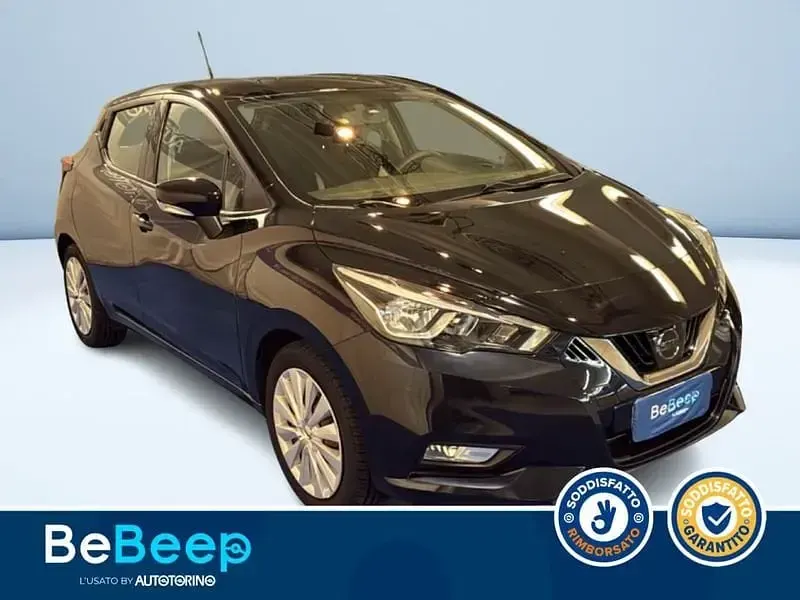 Second-hand Nissan Micra Acenta 71 CP (52 kW) 2018 Negru Hatchback