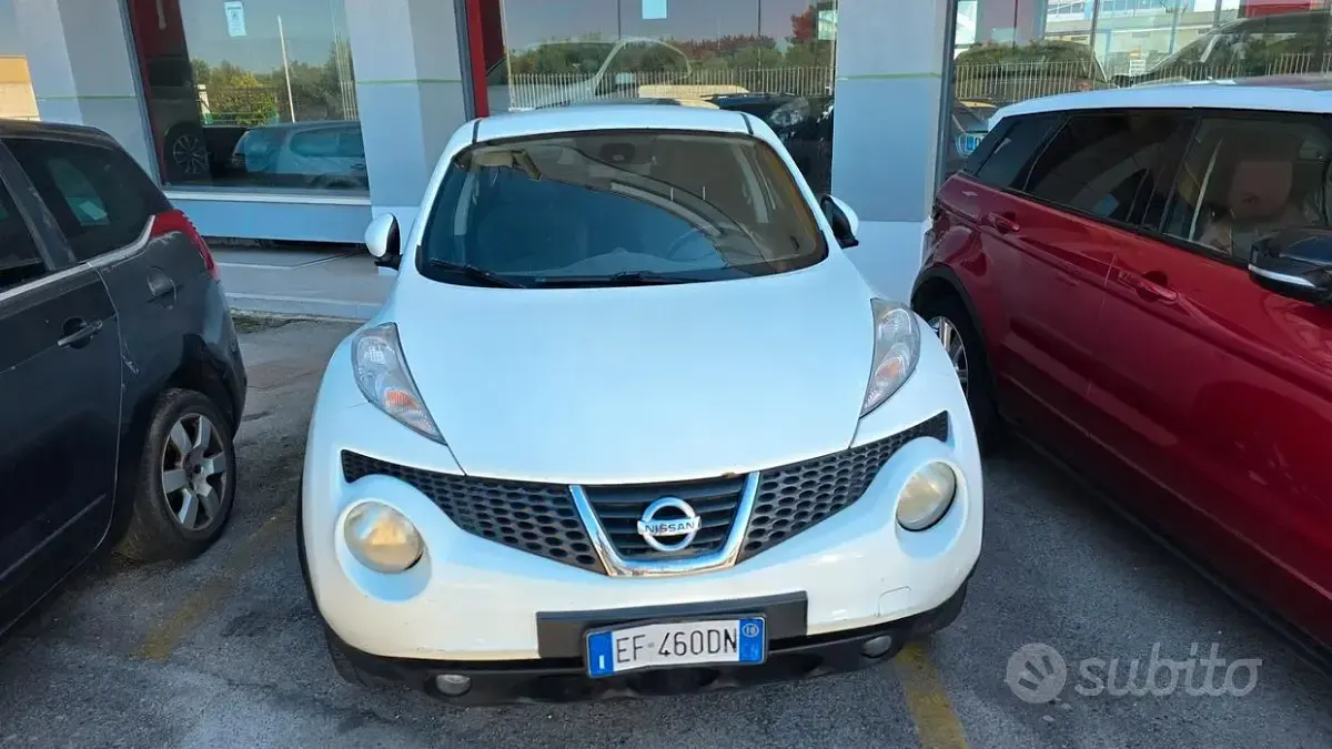 Usata Nissan Juke Visia 110 CV (80 kW) 2010 Bianco SUV