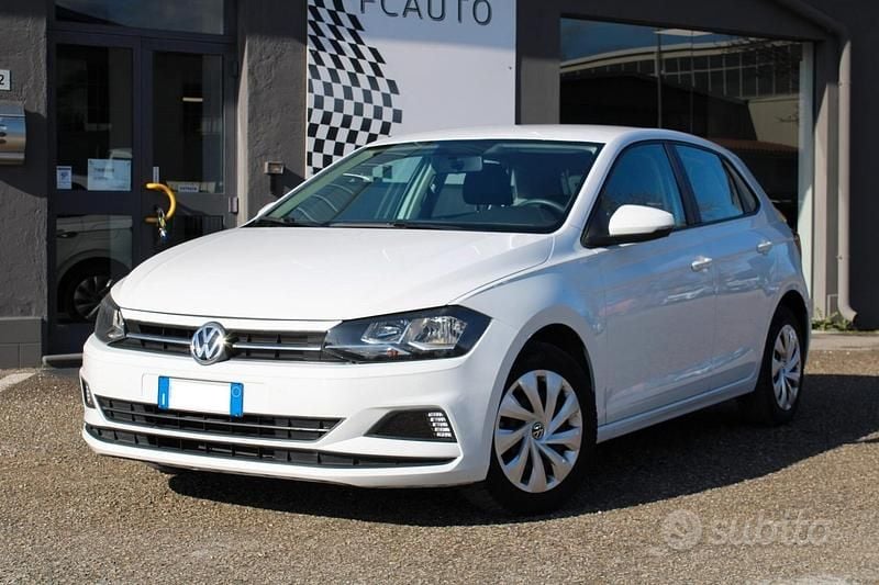 Usata VW Polo Trendline 90 CV (66 kW) 2021 Bianco Utilitaria