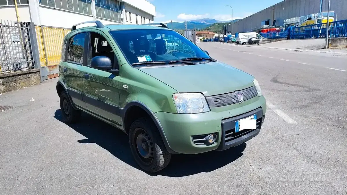 Usado Fiat Panda 4x4 69 HP (50 kW) 2010 Verde Citadino