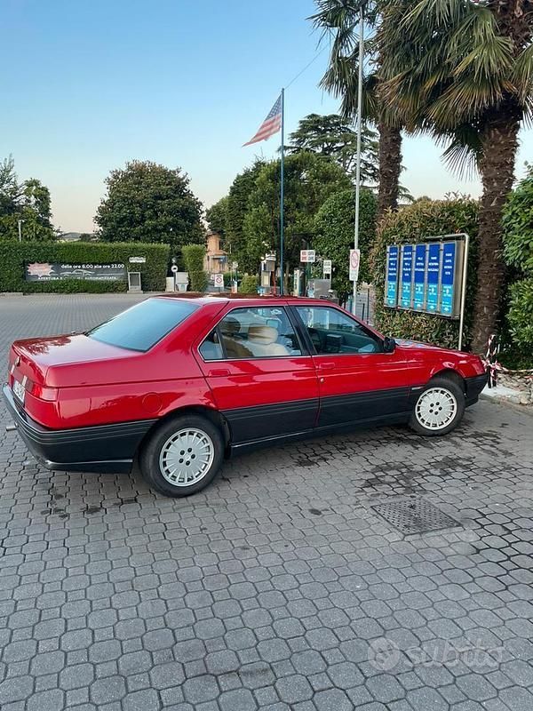 Usata Alfa Romeo 164 188 CV (138 kW) 1988 Rosso Berlina