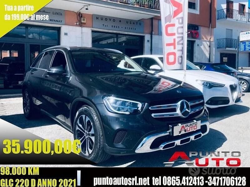 Usata Mercedes GLC220 194 CV (142 kW) 2021 Grigio scuro SUV