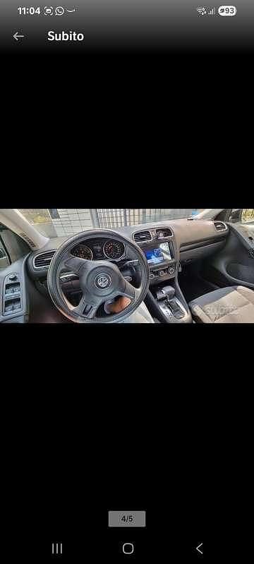 Nero Usata 2009 VW Golf VI Comfortline Tre volumi | 4000 € (Super prezzo) - Immagine 1/4